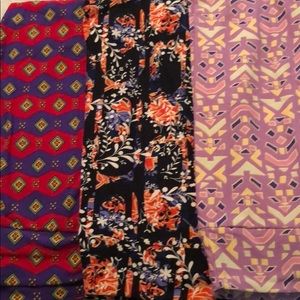 LuLaRoe Pants - Lularoe leggings Tall Curvy 3 pack LuLaRoe Pants - Lularoe leggings Tall Curvy 3 pack